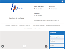 Tablet Screenshot of clinicaabla.com